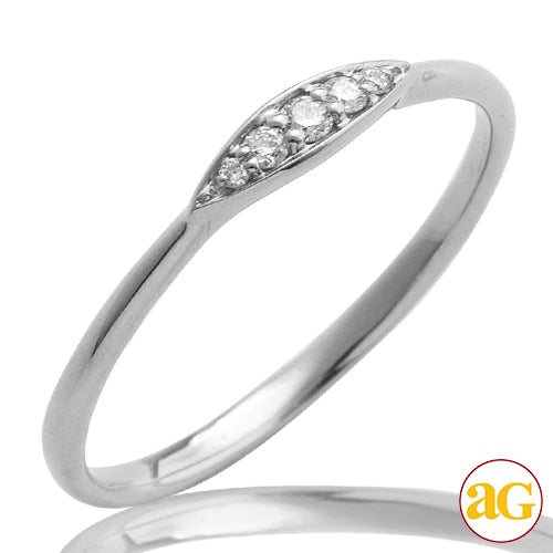 14KW 0.06CTW DIAMOND 5-STONE RING