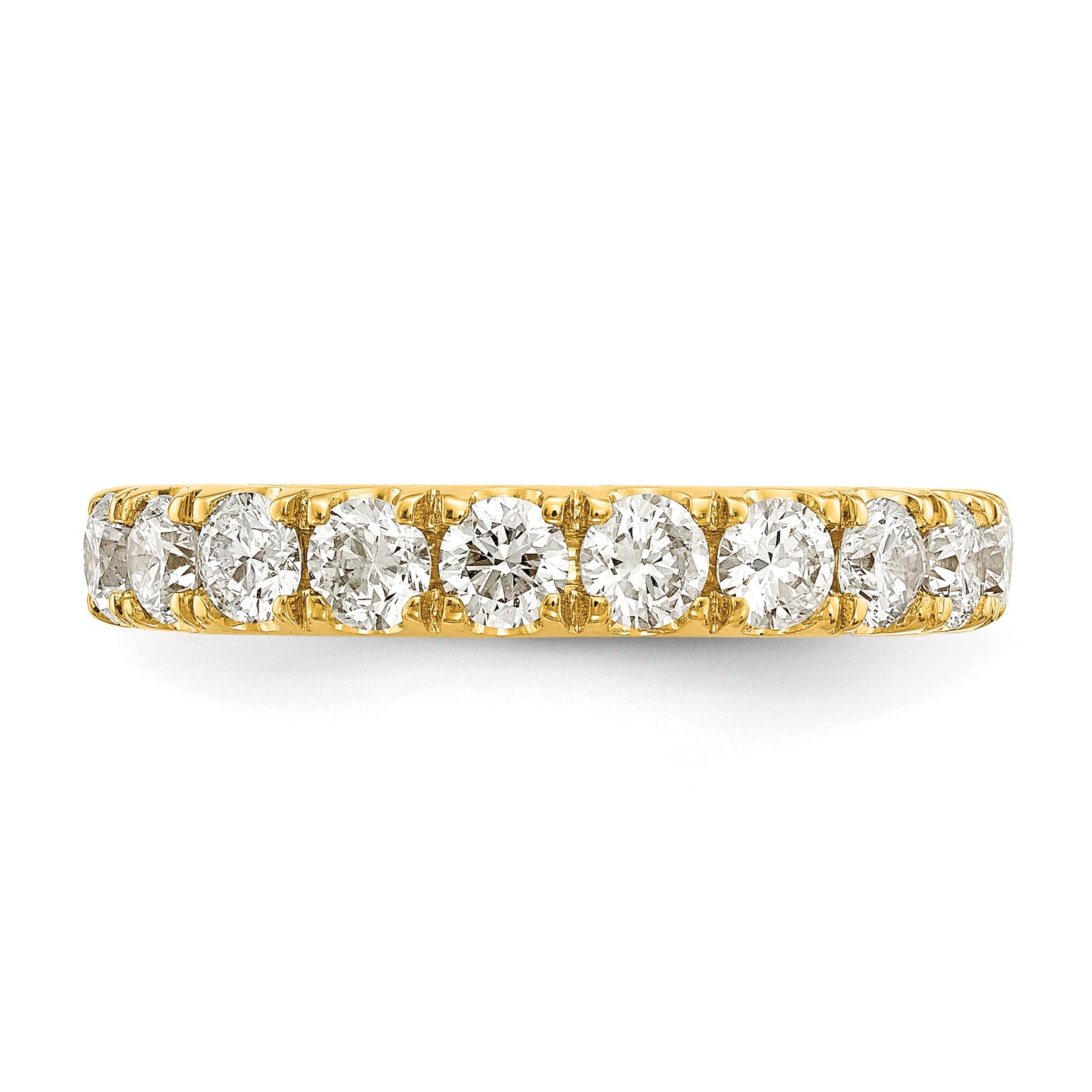 14k 1 ct Lab Grown Diamond VS/SI+ G+ Complete Wedding Band