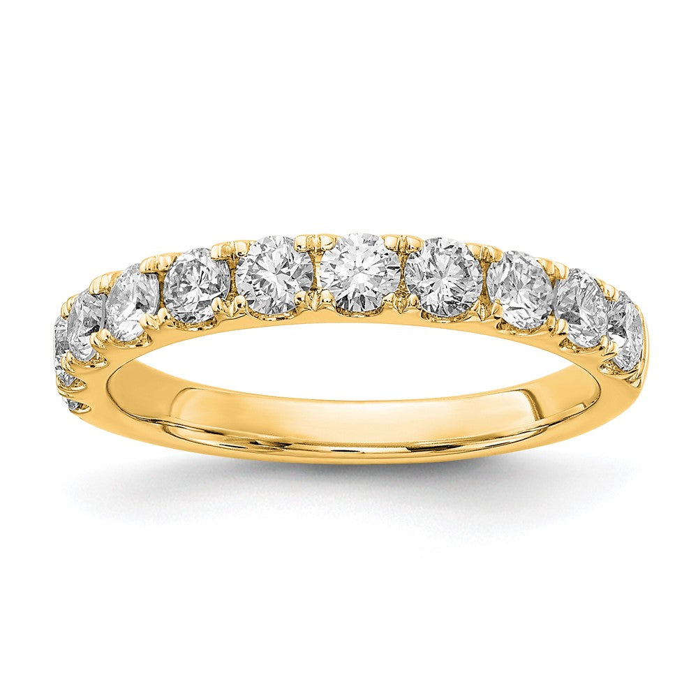 14k 1 ct Lab Grown Diamond VS/SI+ G+ Complete Wedding Band