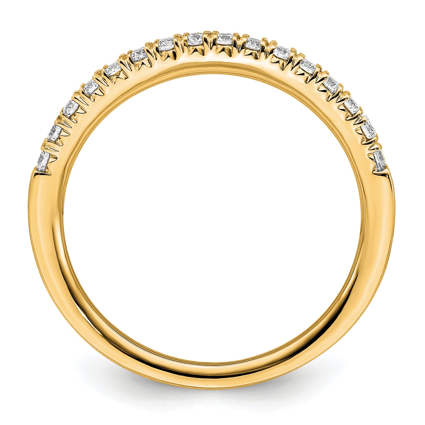 14k 1/4 ct Lab Grown Diamond VS/SI+ G+ Complete Wedding Band