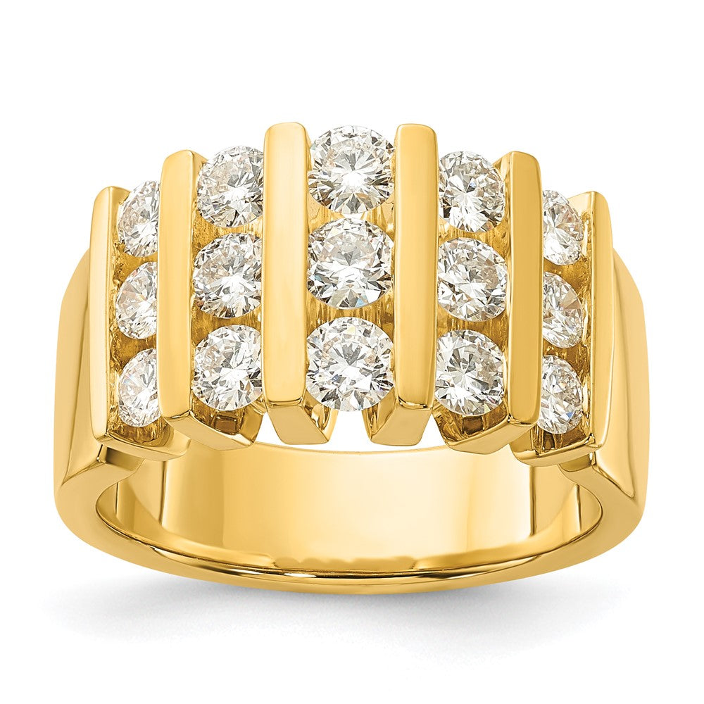 14k 1 1/2ct Lab Grown Diamond VS/SI+ G+ Complete Fashion Band