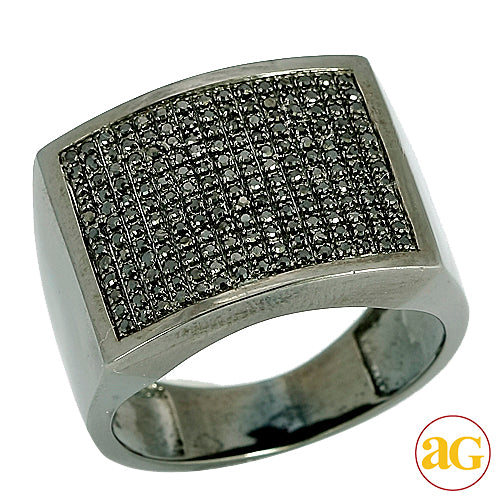 10K 0.65CTW DIAMOND FANCY MENS RING