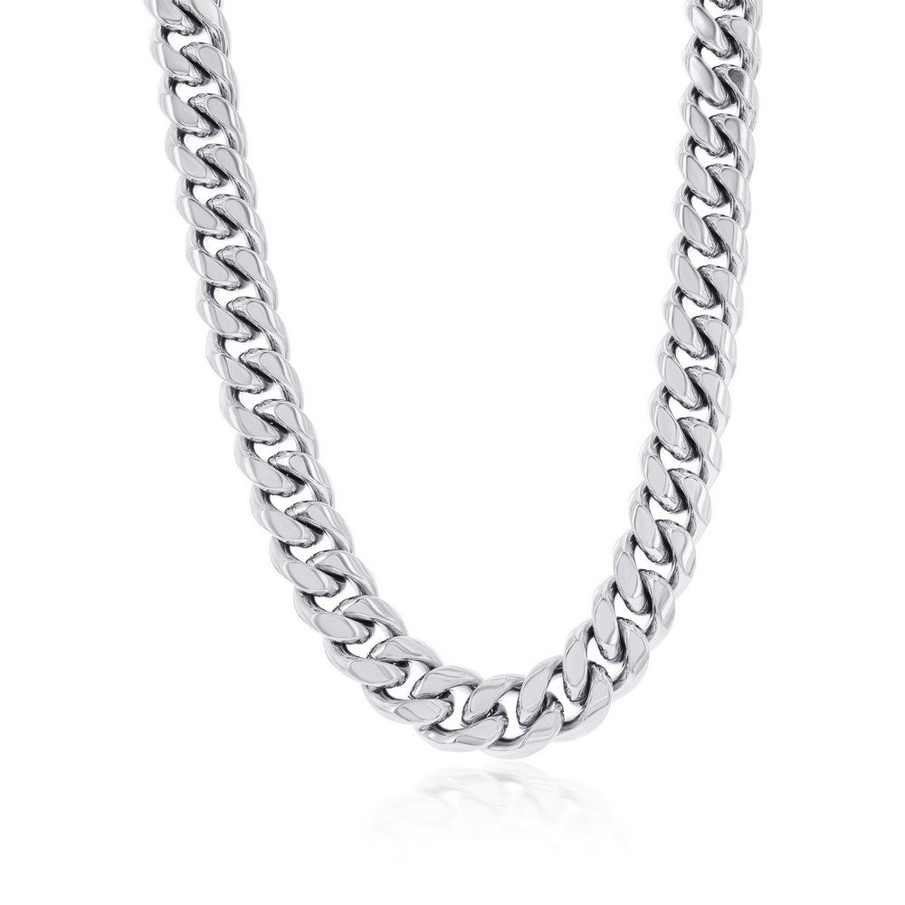 Stainless Steel 14mm Miami Cuban Chain Necklace