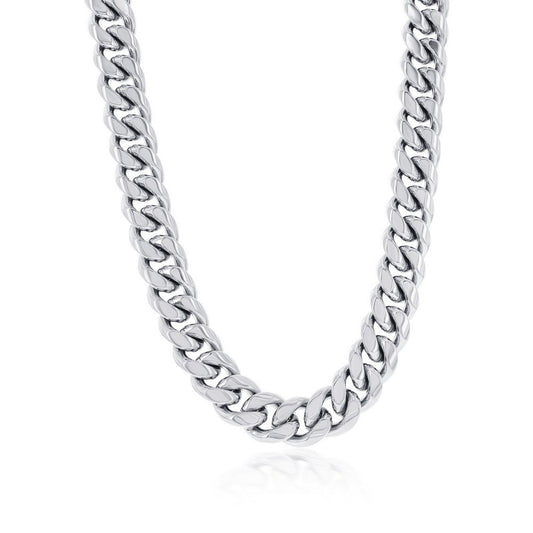 Stainless Steel 14mm Miami Cuban Chain Necklace