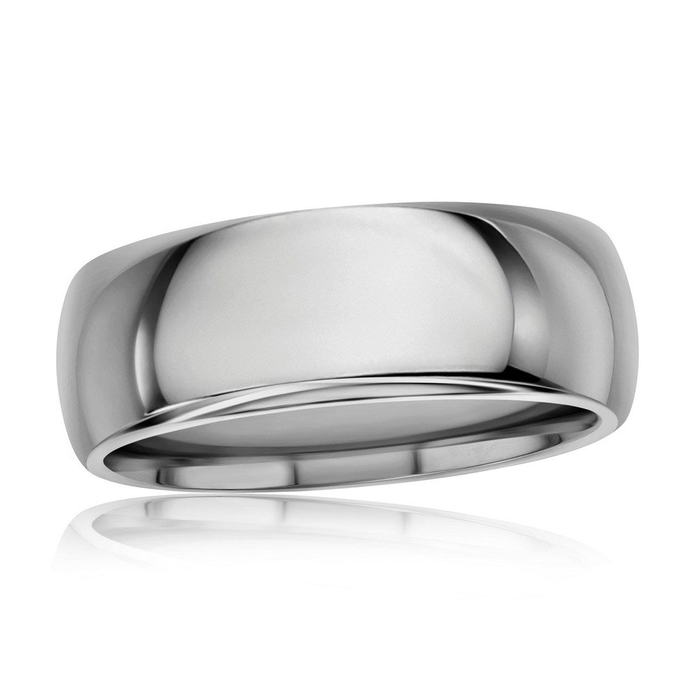 High Polished Tungsten Ring