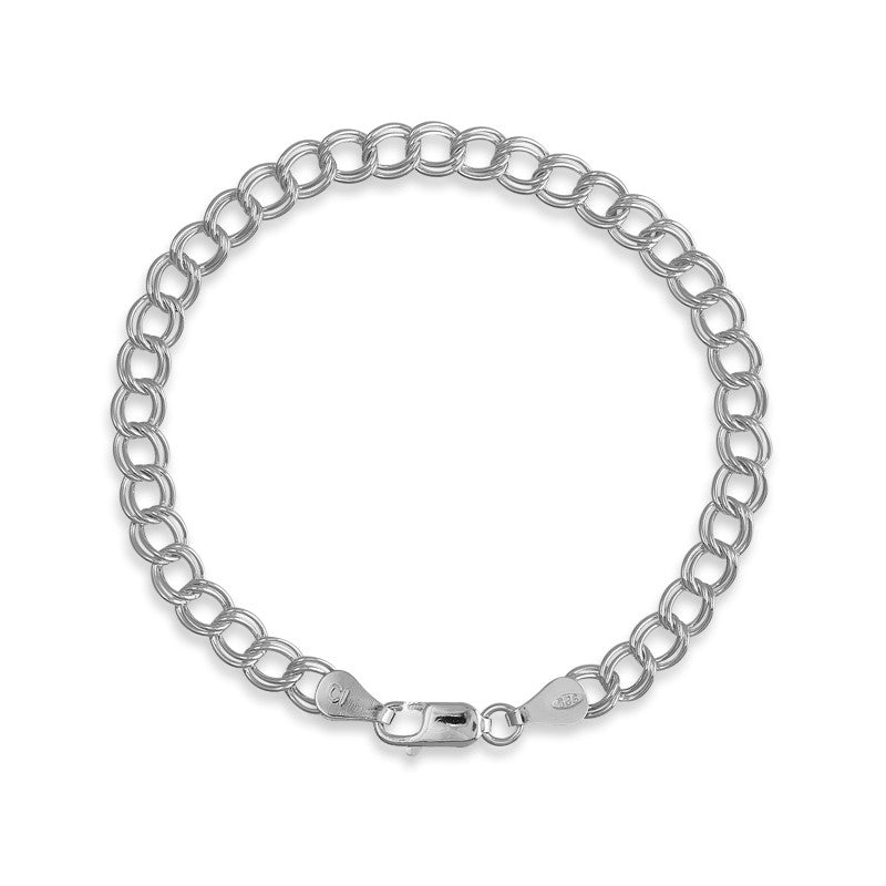 Sterling Silver, 5mm Chain Link Anklet